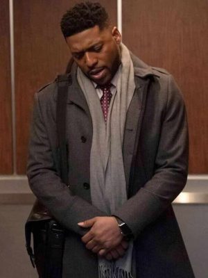 Jocko Sims New Amsterdam S04 Dr. Floyd Reynolds Grey Wool Coat