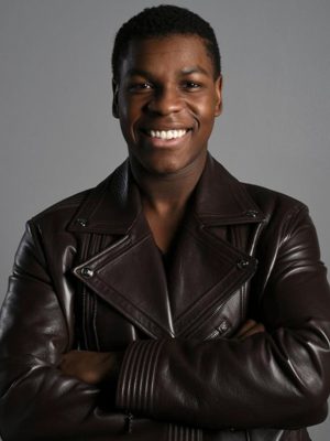 John Boyega Brown Leather Jacket