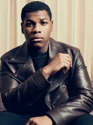 John Boyega Brown Leather Jacket