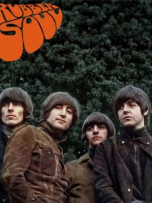 John Lennon Rubber Soul The Beatles Rock Band Brown Suede Leather Jacket