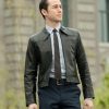 Joseph Gordon Looper Black Leather Jacket