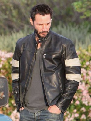 Keanu Reeves John Wick 2 Black Leather Jacket