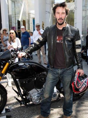 Keanu Reeves John Wick 2 Black Leather Jacket