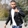 Kylian Mbappe Black Genuine Leather Jacket