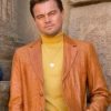 Leonardo Dicaprio Once Upon A time In Hollywood Leather Blazer