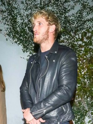 Logan Alexander Paul Black Leather Jacket