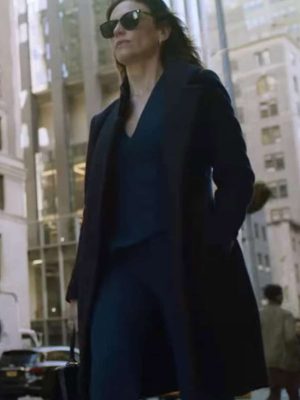 Billions S07 Wendy Rhoades Black Wool Coat