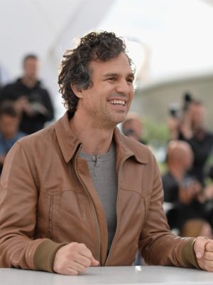 Mark Ruffalo Brown Leather Jacket