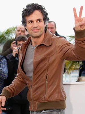 Mark Ruffalo Brown Leather Jacket