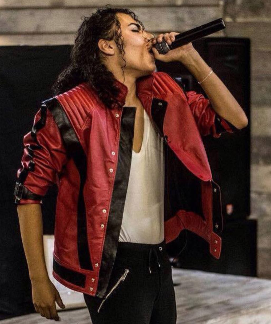 Michael Jackson Thriller Music Video Red Leather jacket