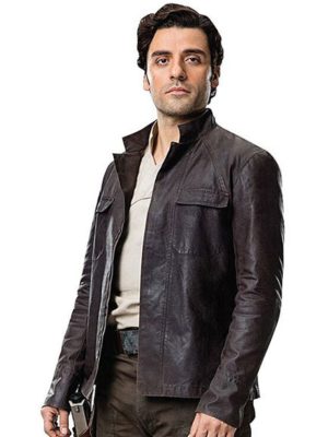 Oscar Isaac Star Wars The Last Jedi Leather Jacket