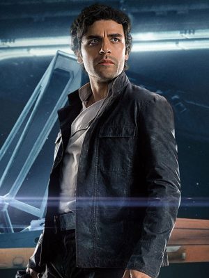 Oscar Isaac Star Wars The Last Jedi Leather Jacket