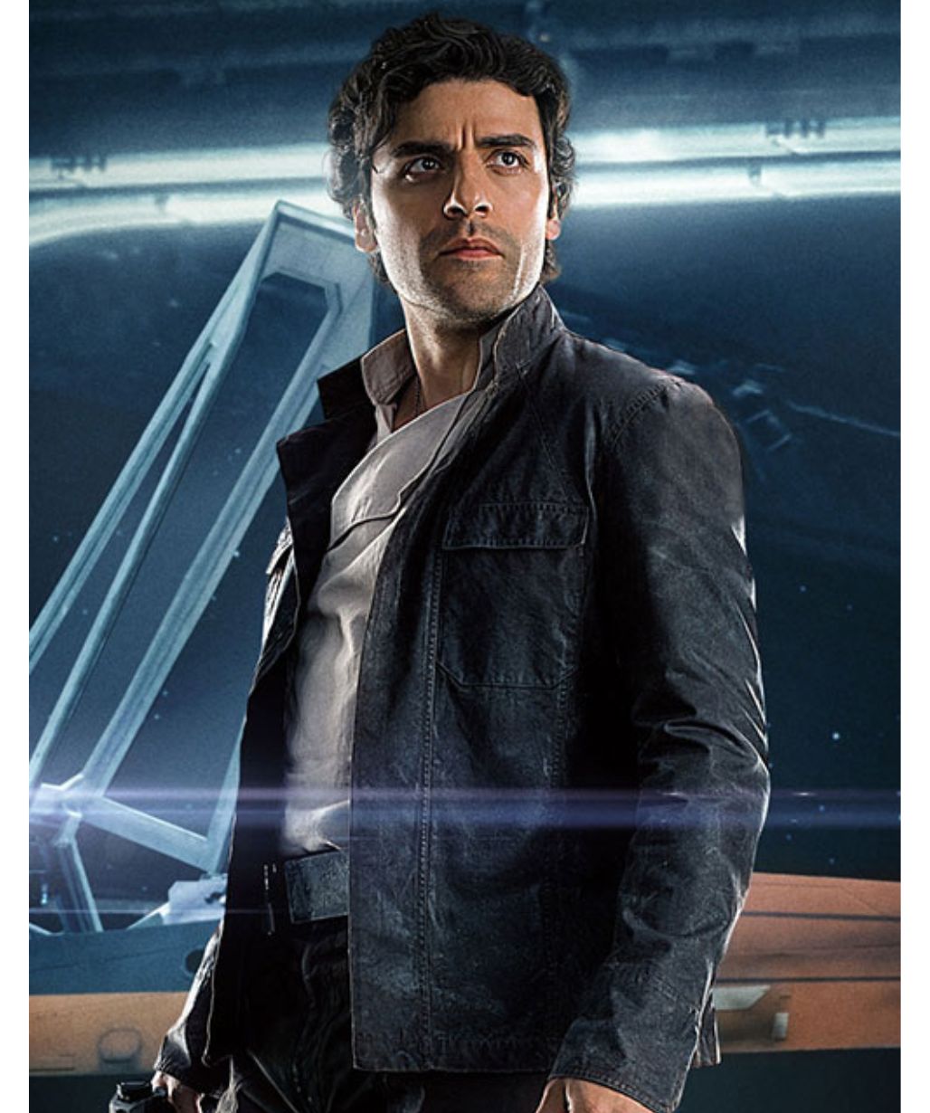 Oscar Isaac Star Wars The Last Jedi Leather Jacket