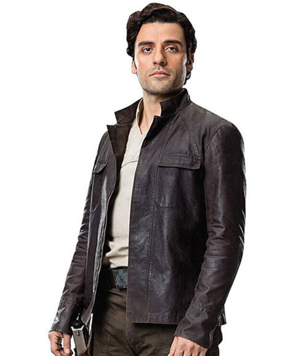 Oscar Isaac Star Wars The Last Jedi Leather Jacket
