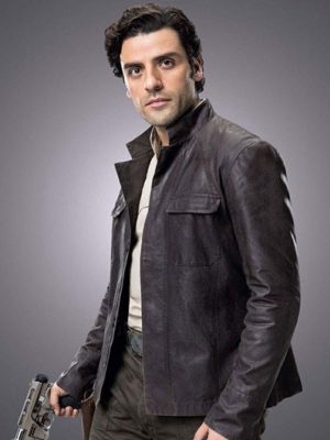 Oscar Isaac Star Wars The Last Jedi Leather Jacket