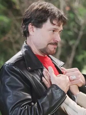 Peter Reckell Days Of Our Lives Black Leather Jacket