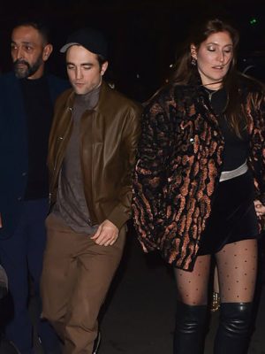 Robert Pattinson Brown Leather Jacket