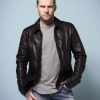 Sam Worthington Black Leather Jacket