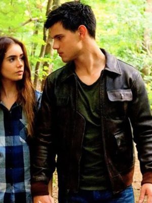 Taylor Lautner Abduction Nathan Harper Dark Brown Leather Jacket
