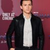 Tom Holland Spiderman No Way Home Movie Event Black Leather Jacket