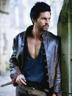 Tom Riley Da Vinci's Demons Brown Distressed Leather Jacket