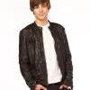 Zac Efron 17 Again Black Leather Jacket