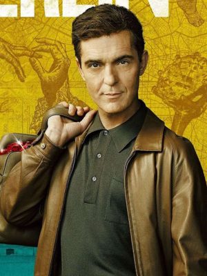 Pedro Alonso Berlin 2023 Brown Leather Jacket