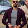 Andrew Tate Top G Cobra Burgundy Blazer