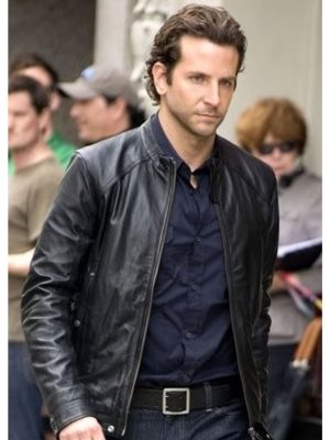 Bradley Cooper Limitless Black Leather Jacket