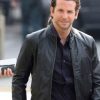Bradley Cooper Limitless Black Leather Jacket