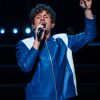 Charlie Puth FPL Solar Amphitheater Downtown Miami Concert Blue Leather Jacket