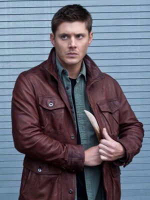 Dean Winchester Supernatural Season 7 Dean Winchester Brown Leather Jacket