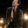 Harry Styles Grammy Awards 2021 Black Leather Blazer