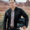Henry Cavill Black Biker Leather Jacket