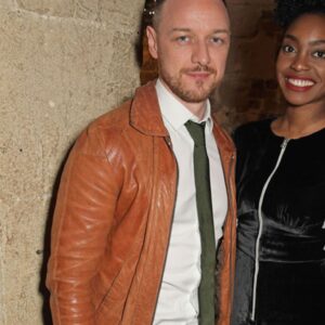 James McAvoy Brown Leather Jacket
