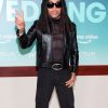 Lenny Kravitz Shotgun Wedding Premiere Black Cropped Leather Jacket