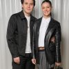 Nicola Peltz Black Leather Blazer