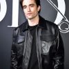 Robert Pattinson Paris Fashion Show 2020 Black Leather Jacket