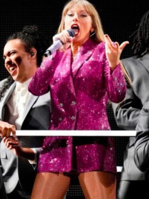 Taylor Swift The Eras Tour Buenos Aires Pink Sequin Blazer