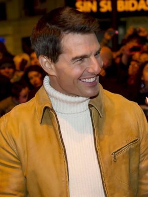 Tom Cruise Mission Impossible 4 Ghost Protocol Premiere Leather Jacket