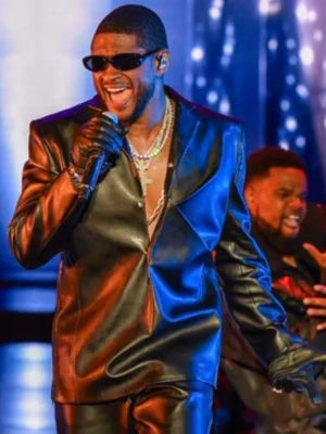Usher Lovers And Friends Music Festival Leather Jacket