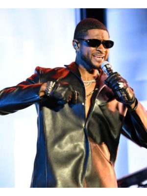 Usher Lovers And Friends Music Festival Leather Jacket