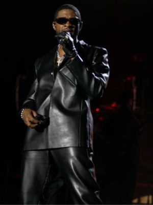 Usher Lovers And Friends Music Festival Leather Jacket