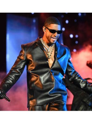 Usher Lovers And Friends Music Festival Leather Jacket