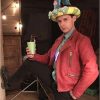 Dirk Gently Holistic Agency Detective Red Leather Jacket