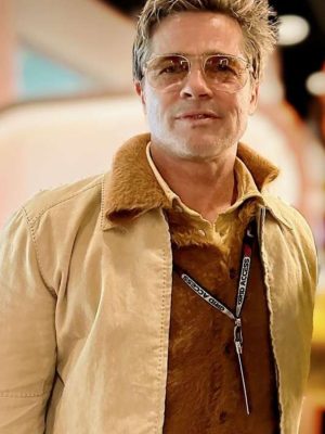 Brad Pitt F1 2025 Sonny Hayes Premiere Cotton Jacket