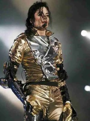 Michael Jackson History World Tour Golden Parachute Jacket