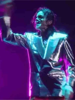 King Of Pop Michael Jackson This is It Silver Blazer