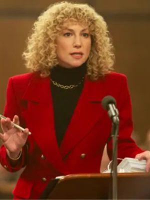 Monsters The Lyle And Erik Menendez Story Leslie Abramson Red Blazer Jacket
