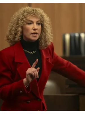 Monsters The Lyle And Erik Menendez Story Leslie Abramson Red Blazer Jacket